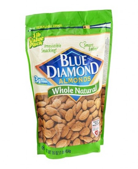 Blue Diamond Almonds Natural, whole