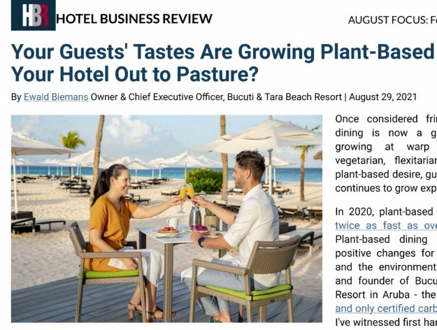 Hotel Business Review - Plant Based Menus