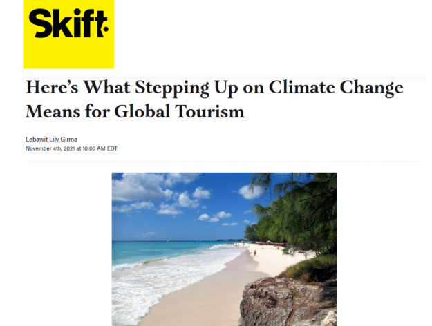 Here's What Stepping Up on Climate Change Means for Global Tourism