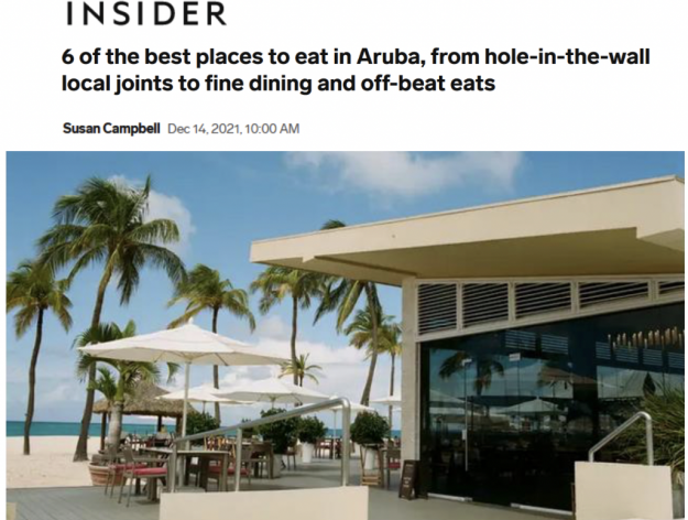 Business Insider Invites You to Meet One of Aruba’s Dreamiest Hotels