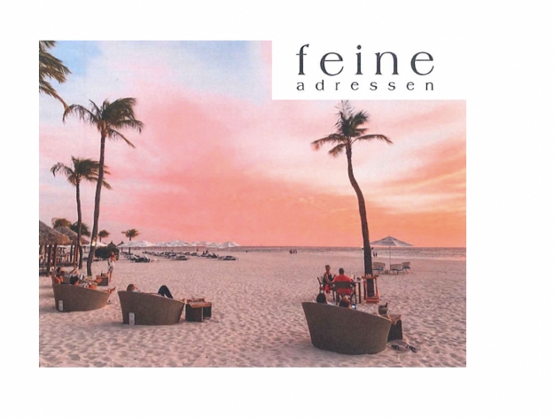 Strand-Panorama auf Aruba