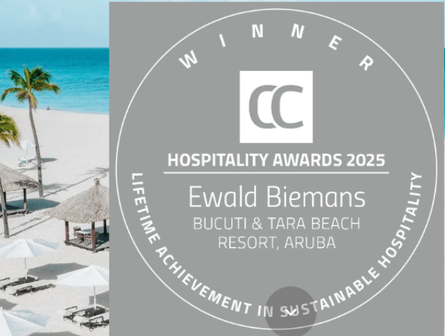 Bucuti & Tara Founder, Owner/CEO Receives Connoisseur Circle Hospitality Lifetime Achievement Award for a Legacy of Sustainability